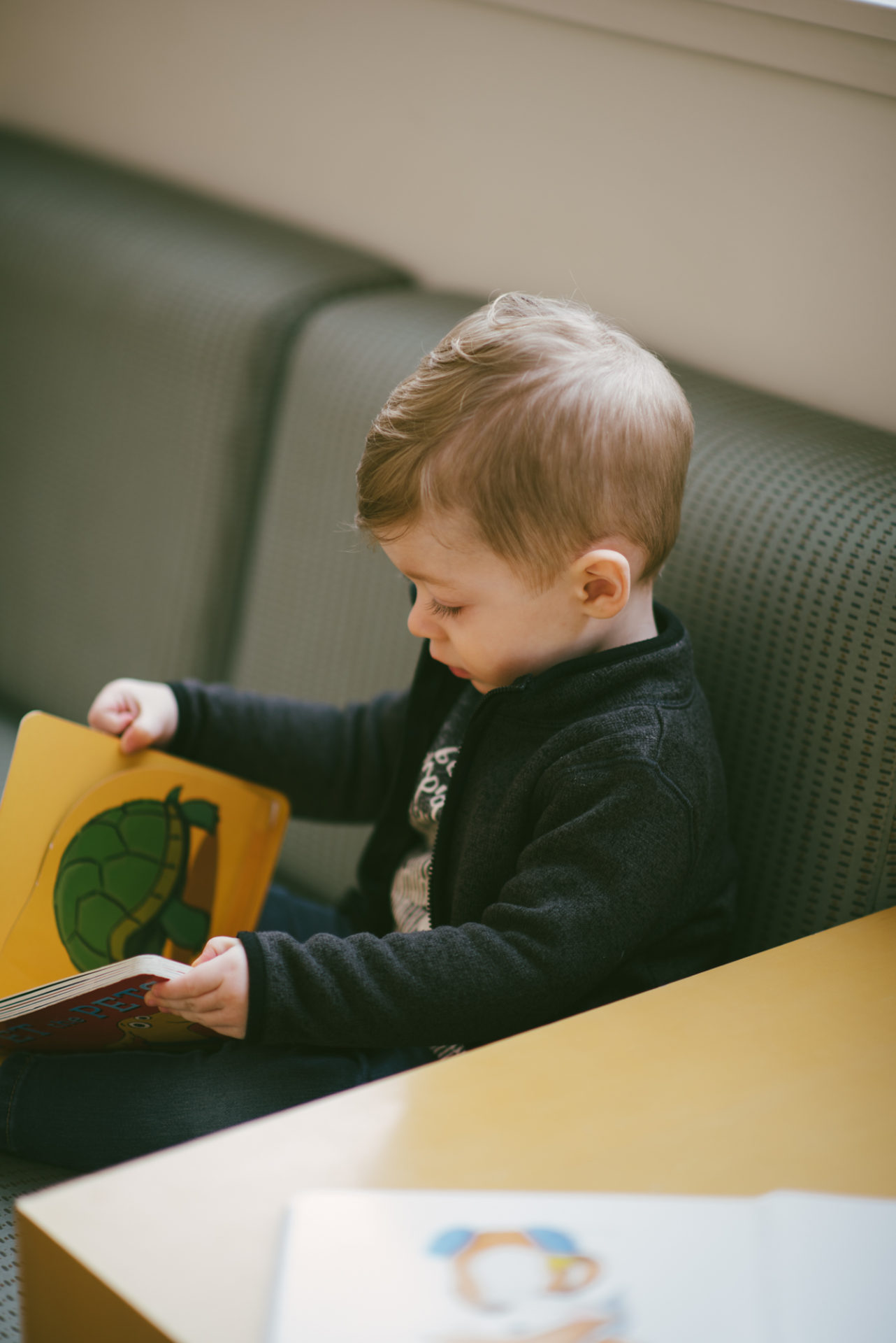 He's two! Pics at the library.