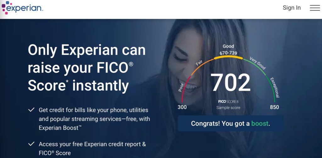 Experian.com Boost Banner