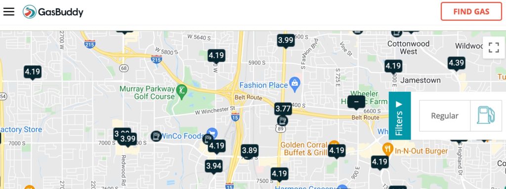 Gasbuddy.com Map